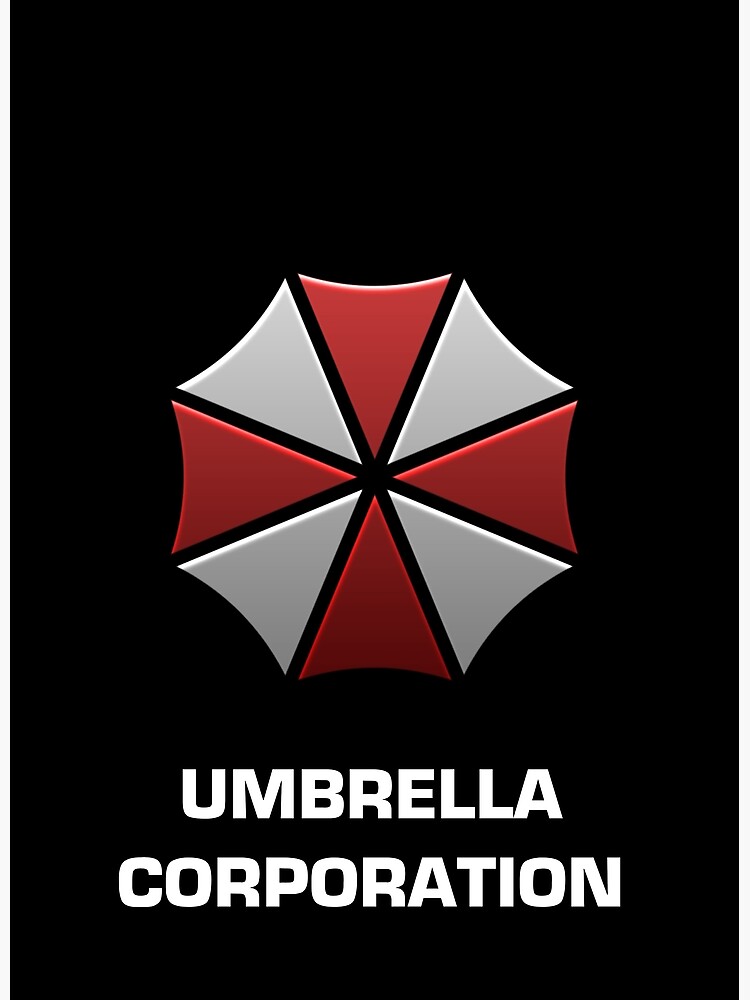 Large Umbrella Corporation Logo Resident Evil Vinyl Decal Sticker 10H x  10W