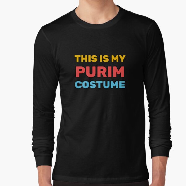 Item preview, THIS IS MY PURIM COSTUME funny Jewish holiday Hebrew humor designed and sold by Inspirationmotivation.