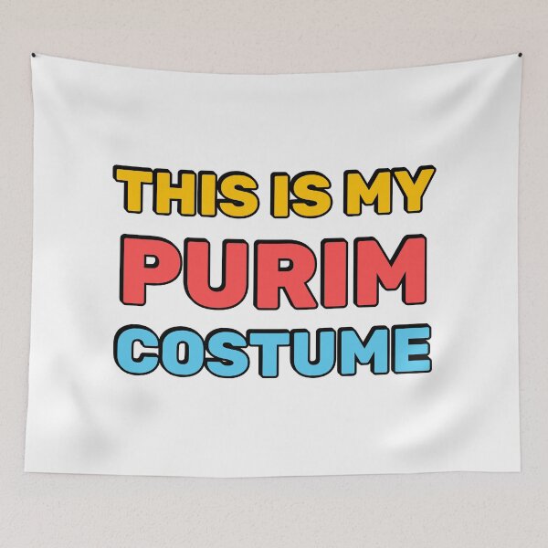 Item preview, THIS IS MY PURIM COSTUME funny Jewish holiday Hebrew humor designed and sold by Inspirationmotivation.
