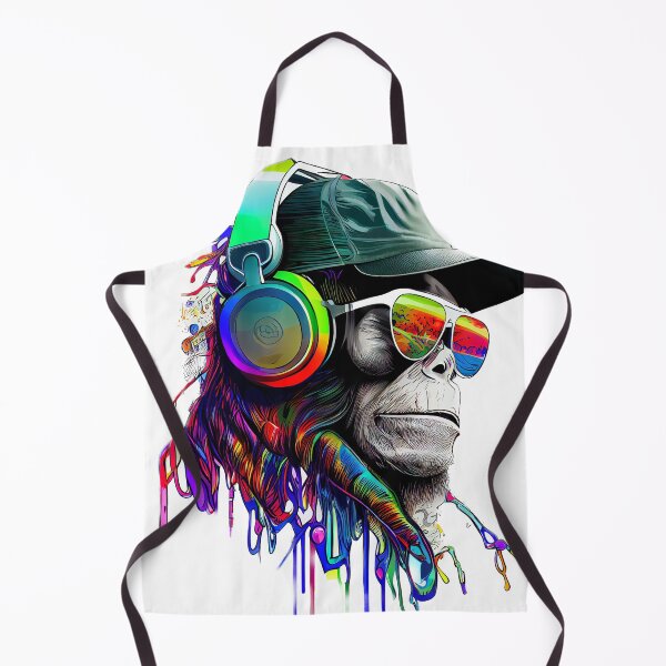 Item preview, Colorful Ape Rapper designed and sold by urbsrepublic.