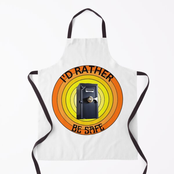Item preview, I'd Rather Be Safe Funny Quote designed and sold by HanaiPrint.