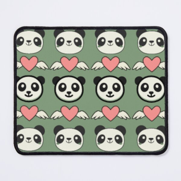 Item preview, Cute Panda with Heart Pattern designed and sold by DreamBigShirts.