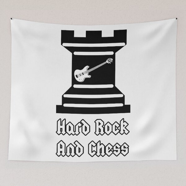 Item preview, 'Hard Rock and Chess' Rock Chess Piece Design designed and sold by Ridiculam Toga.