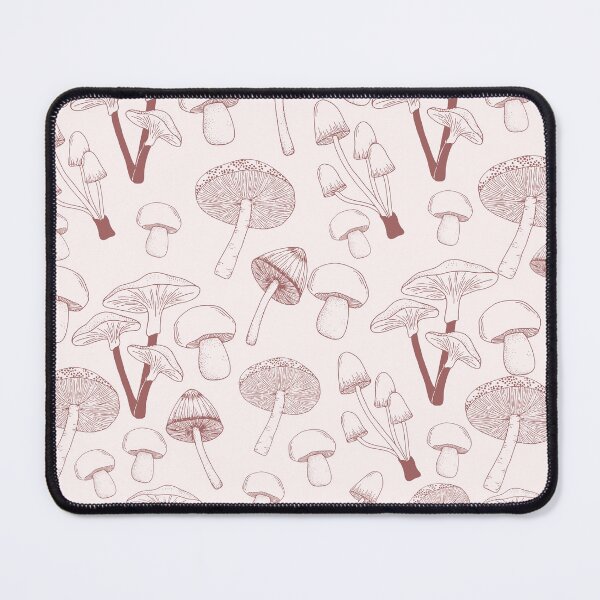 Item preview, Brown pink  mushroom pattern designed and sold by pumpqin.