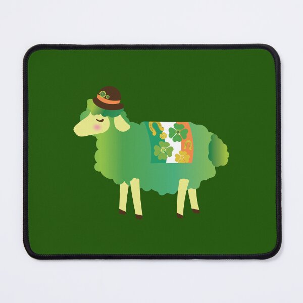 Item preview, Saint Patrick's Day Sheep - Four-Leaf Clover Design designed and sold by hojhojart.