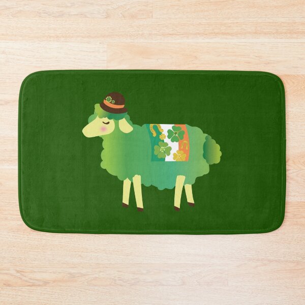 Item preview, Saint Patrick's Day Sheep - Four-Leaf Clover Design  designed and sold by hojhojart.