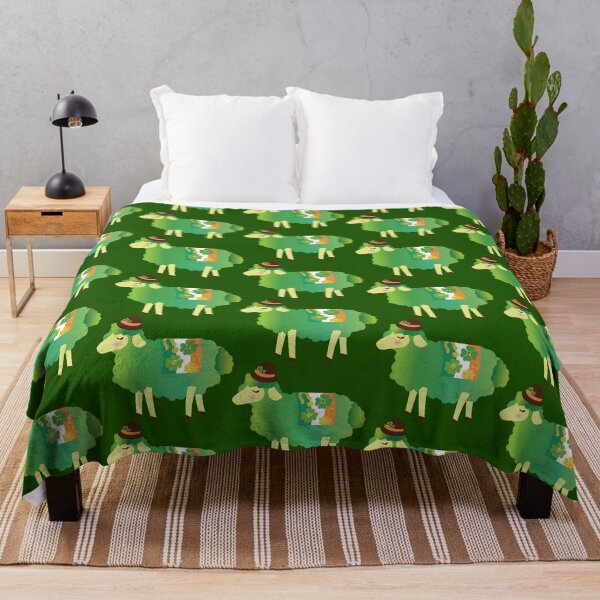 Item preview, Saint Patrick's Day Sheep - Four-Leaf Clover Design designed and sold by hojhojart.