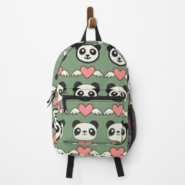 Item preview, Cute Panda with Heart Pattern designed and sold by DreamBigShirts.