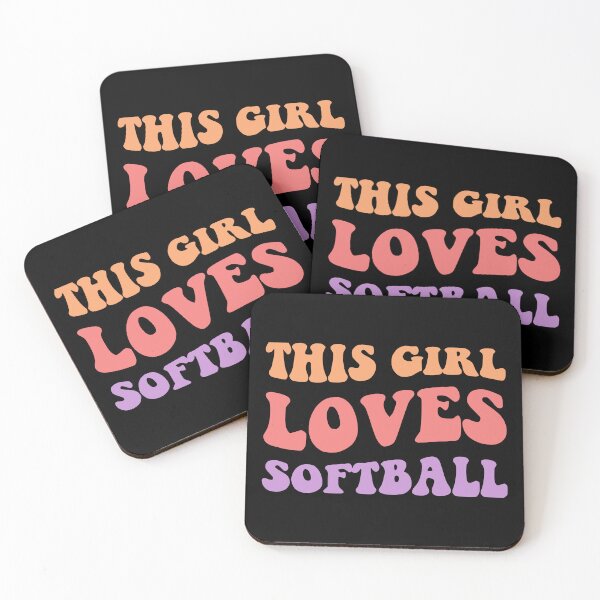 Item preview, This Girl Loves Softball II designed and sold by Lemon Pepper.