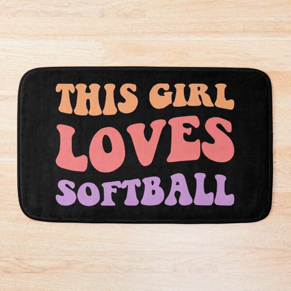 Item preview, This Girl Loves Softball II designed and sold by Lemon Pepper.