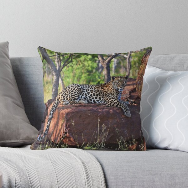 Leopard Throw Pillow