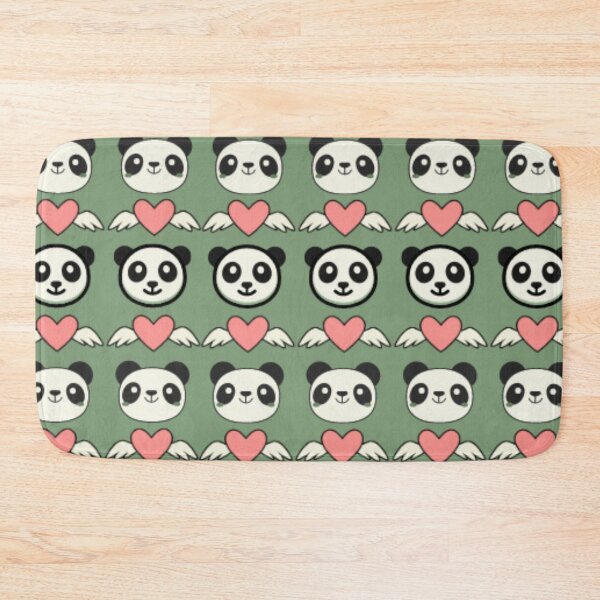 Item preview, Cute Panda with Heart Pattern designed and sold by DreamBigShirts.