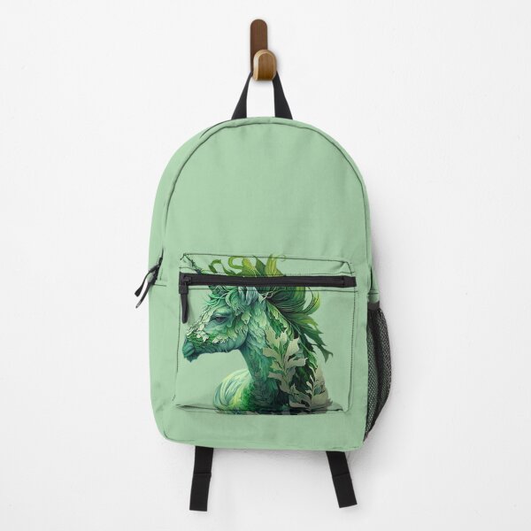 Item preview, Lepricorn, Irish beautiful floral leafy green Unicorn designed and sold by EmeraldeaArt.