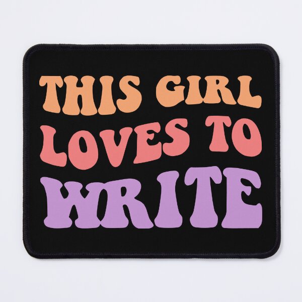 Item preview, This Girl Loves To Write II designed and sold by Lemon Pepper.