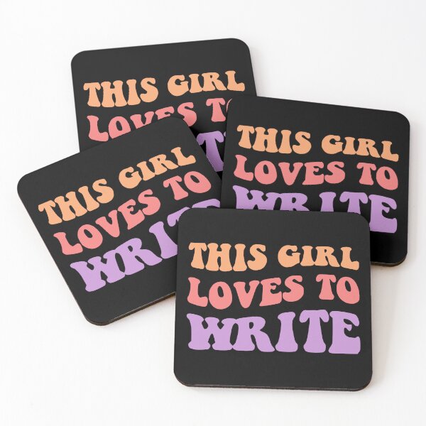 Item preview, This Girl Loves To Write II designed and sold by Lemon Pepper.