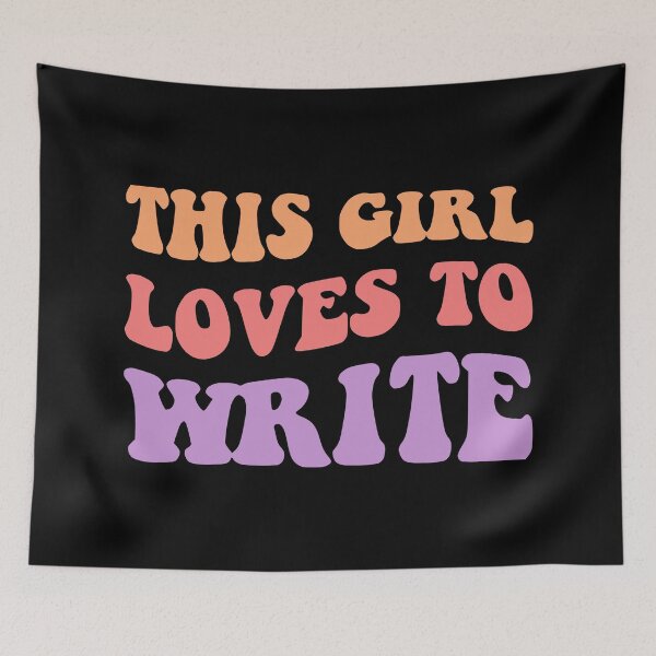 Item preview, This Girl Loves To Write II designed and sold by Lemon Pepper.