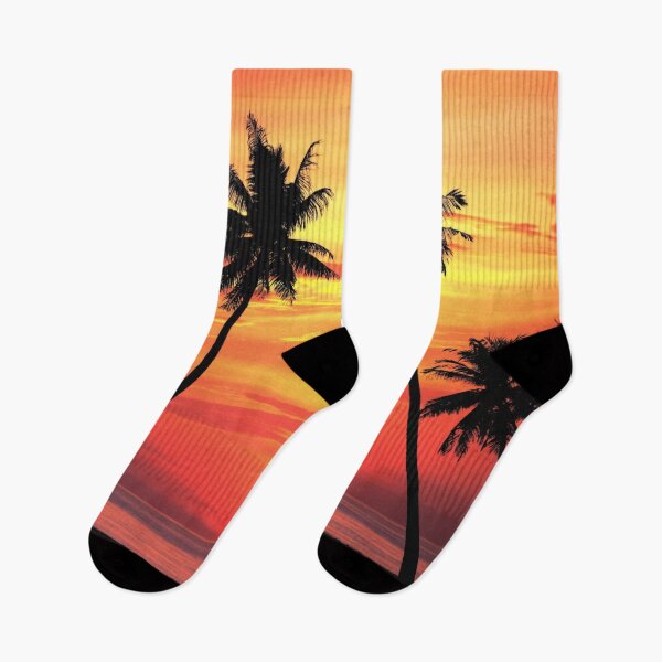 Item preview, palm trees, sunset designed and sold by cutecrazytshirt.