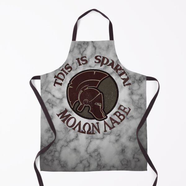 Item preview, This is Sparta! MOLON LABE - Spartan Greek Helmet on Marble designed and sold by SolarCross.