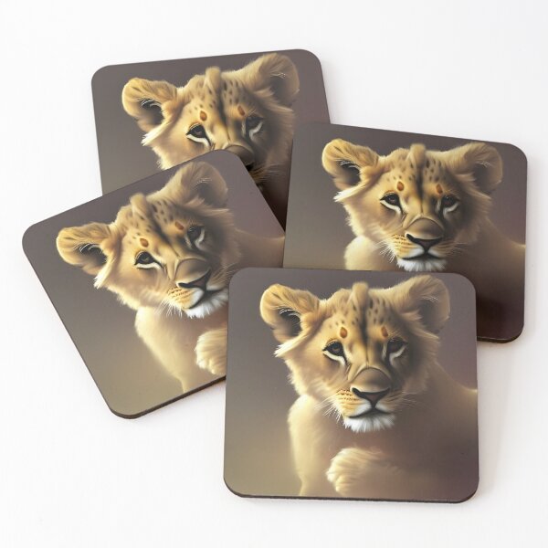 Item preview, Furry lion cub designed and sold by Planetporridge.