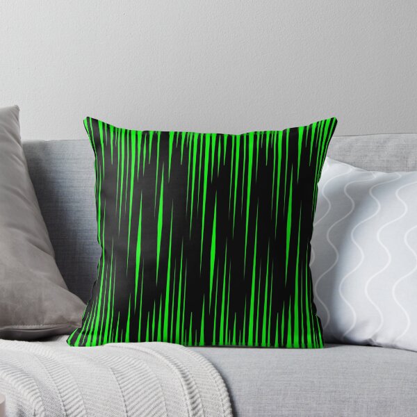 Item preview, Green Vertical Triangles on Black designed and sold by wrapgraphics.