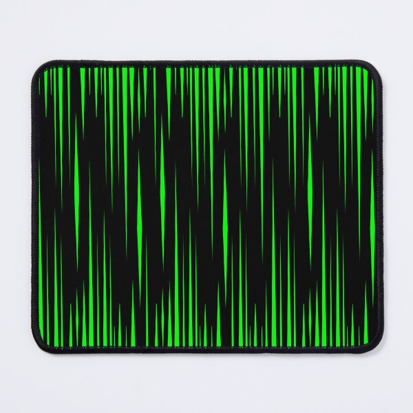 Item preview, Green Vertical Triangles on Black designed and sold by wrapgraphics.