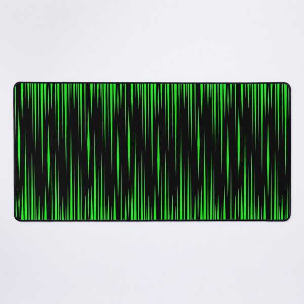 Item preview, Green Vertical Triangles on Black designed and sold by wrapgraphics.
