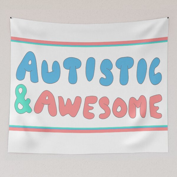 Item preview, Autistic and Awesome designed and sold by shysnail.