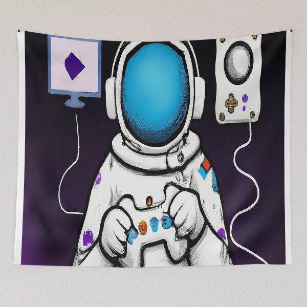 Item preview, Gamer Astronaut designed and sold by BillieWonka.