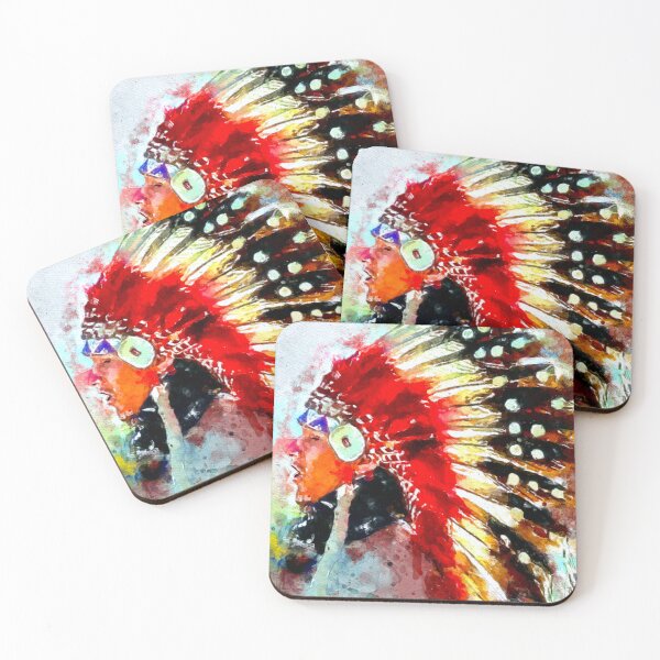 Item preview, Watercolor Native American designed and sold by Daniel Janda.