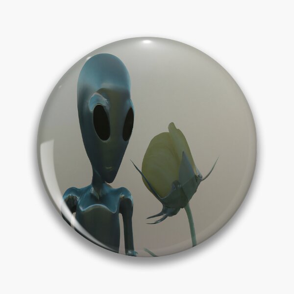 Item preview, Alien with Flower designed and sold by BillieWonka.