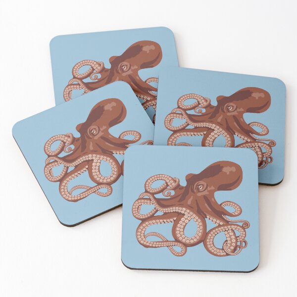 Item preview, Octopus portrait designed and sold by GeoCreate.