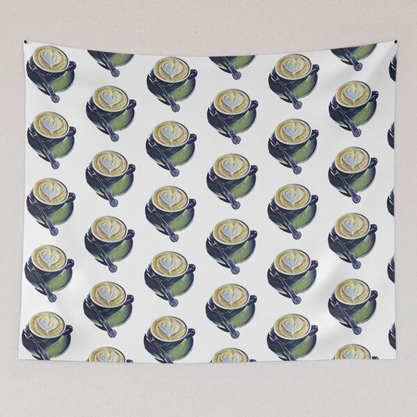 Item preview, coffee cup pattern designed and sold by Caitlin Tennent.