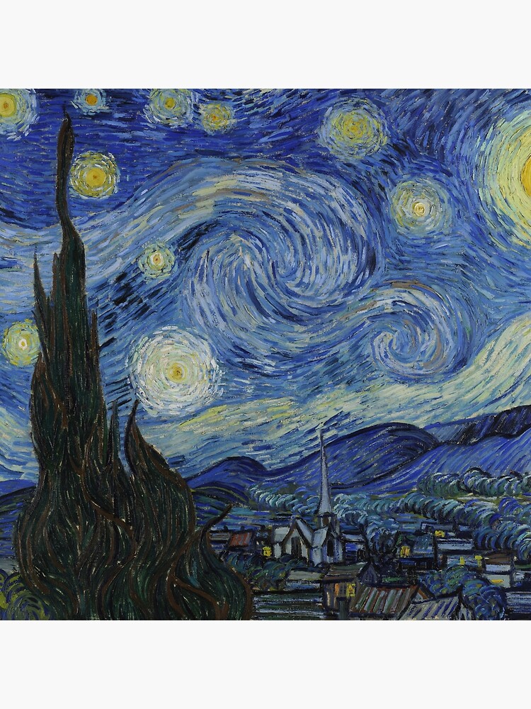 Starry Night Oil painting by Vincent van Gogh by podartist