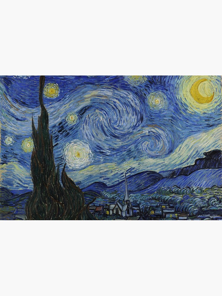 Starry Night Oil painting by Vincent van Gogh by podartist