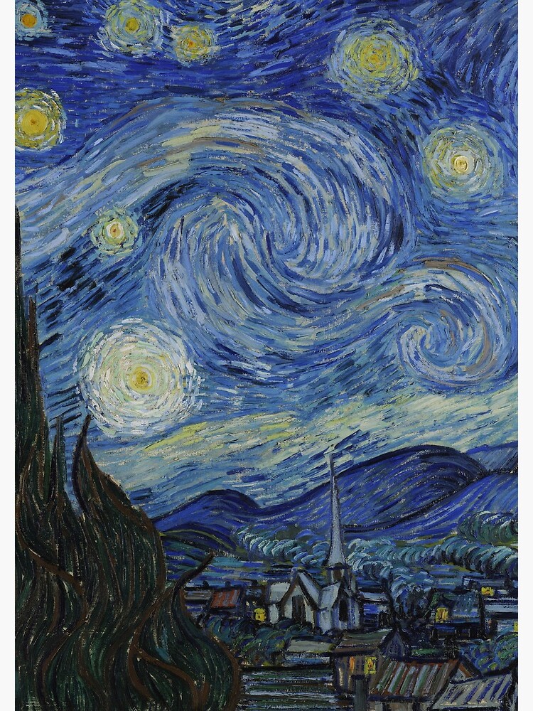 Starry Night Oil painting by Vincent van Gogh by podartist