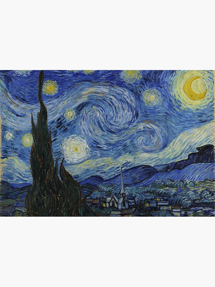 Starry Night Oil painting by Vincent van Gogh by podartist