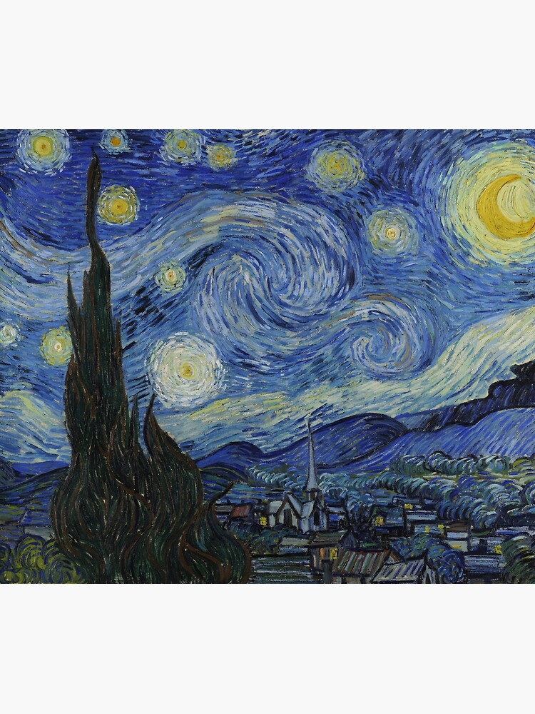 Starry Night Oil painting by Vincent van Gogh by podartist