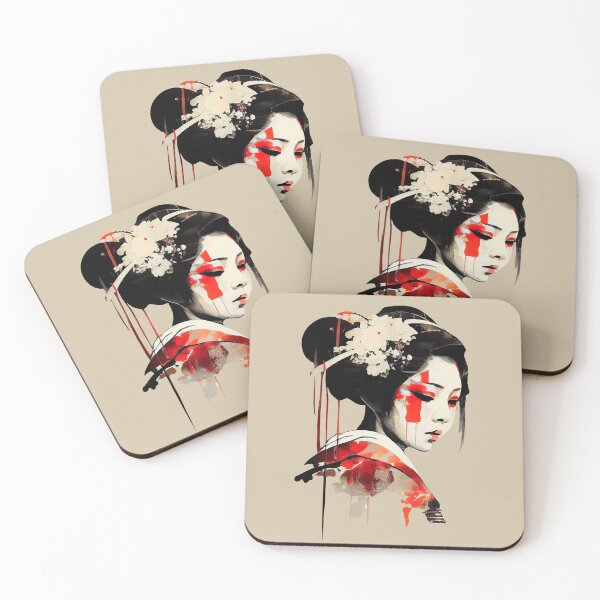 Item preview, Geisha ink painting designed and sold by KOTOdesign.