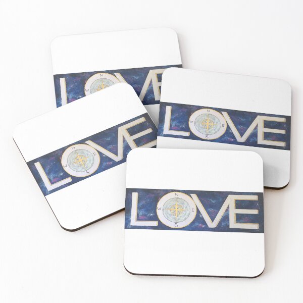 Item preview, Love Compass designed and sold by Nicole DeAngelis Art .
