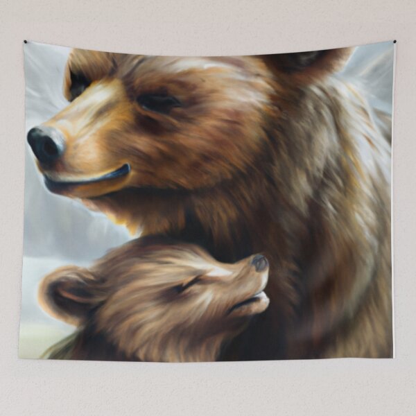 Item preview, Cute bear cartoon mama bear and baby bears, mama bear and cute cubs, gifts for animals lovers  designed and sold by haRexia.