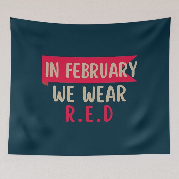 Item preview, In february we wear red      designed and sold by seongdoyoon25.