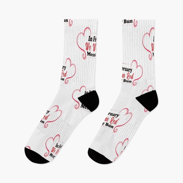 Item preview, In February We Wear Red Messy Bun.    designed and sold by seongdoyoon25.