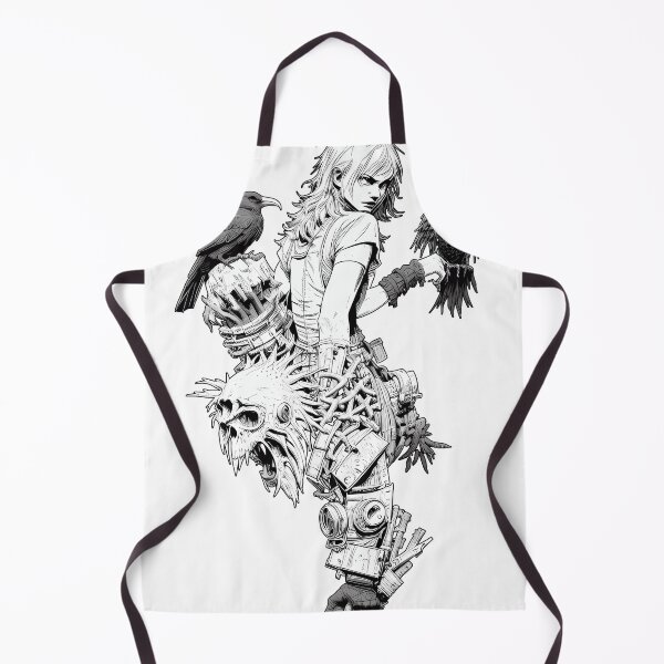 Item preview, PRINTS Girl Crow Abstract designed and sold by GrimDark-Art.