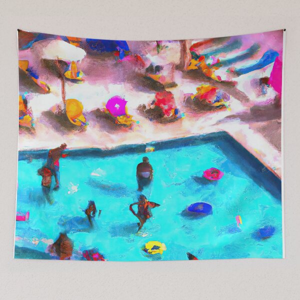 Item preview, Coastal Reflection: Artistic AI-Created  Beach Decor" designed and sold by ArtPrintsAi.