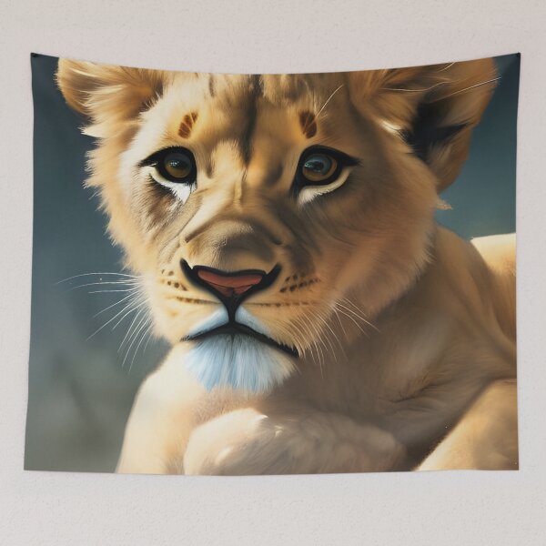 Item preview, Sad lion Cub designed and sold by Planetporridge.