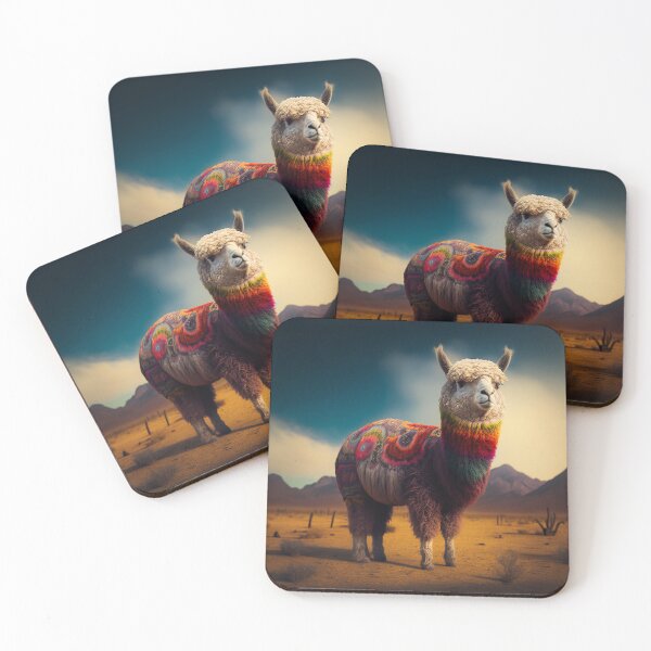 Artikelvorschau, Colorful Alpaca #6 entworfen und verkauft von Artistic Pandas.