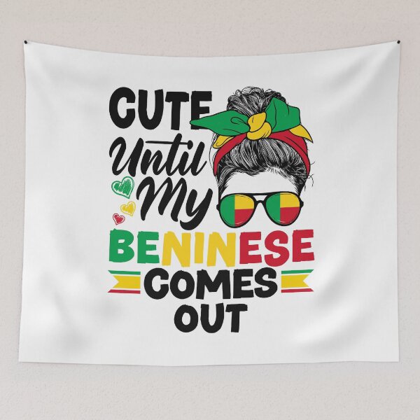 Item preview, Beninese Benin Beninese Flag Quote designed and sold by ShopTheStyle.