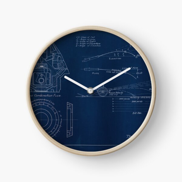 3 In. Field Rifle, Combination Fuse Drawing Clock