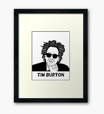 Tim Burton - Portrait Framed Print