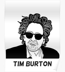 Tim Burton - Portrait Poster